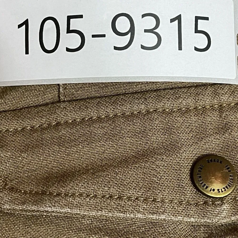 Roark Chino Pants Mens 28 Tan  Porter HD Straight Fit Stretch Travel Outdoor